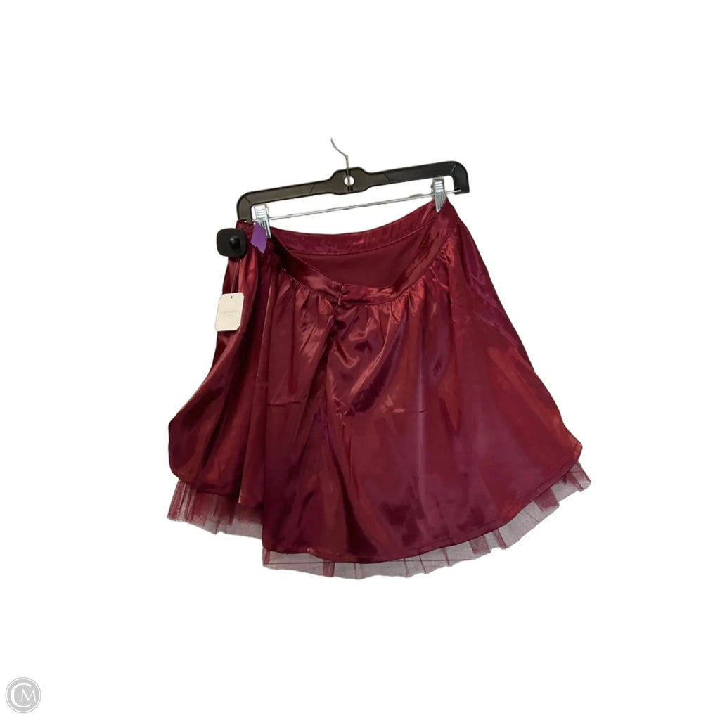 Skirt Mini & Short By Altard State In Red, Size: L