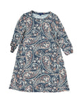 Dress Casual Midi By Apt 9 In Blue & Orange, Size:M