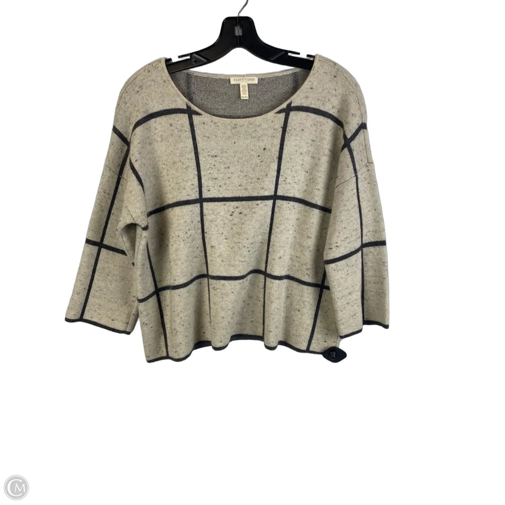 Top Long Sleeve By Eileen Fisher In Brown, Size: Mp