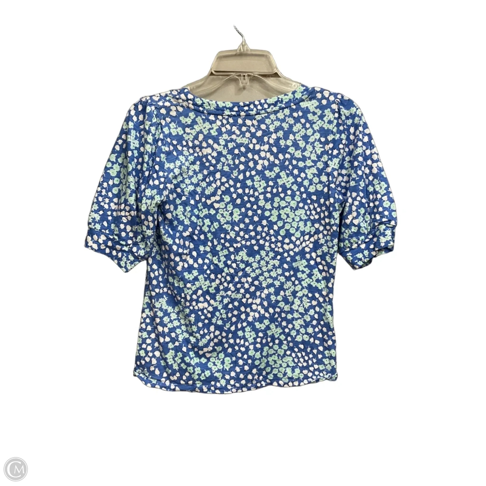 Top Short Sleeve By Talbots In Floral Print, Size: Xsp