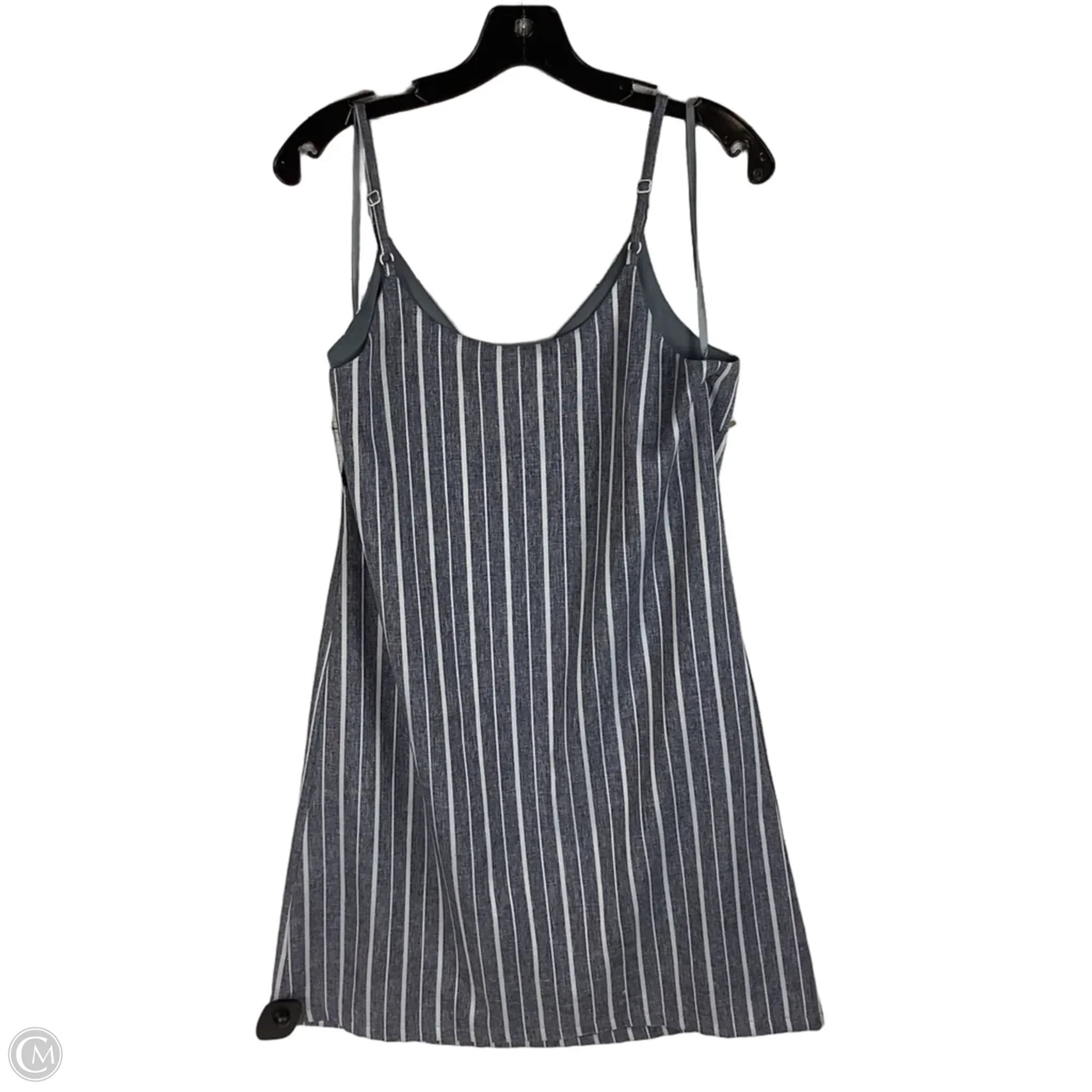 Dress Casual Short By She + Sky In Striped Pattern, Size: M