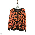 Sweater Cardigan By Torrid In Animal Print, Size: 0