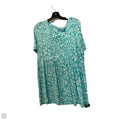 Top Short Sleeve By Kim Rogers In Blue, Size: Xl