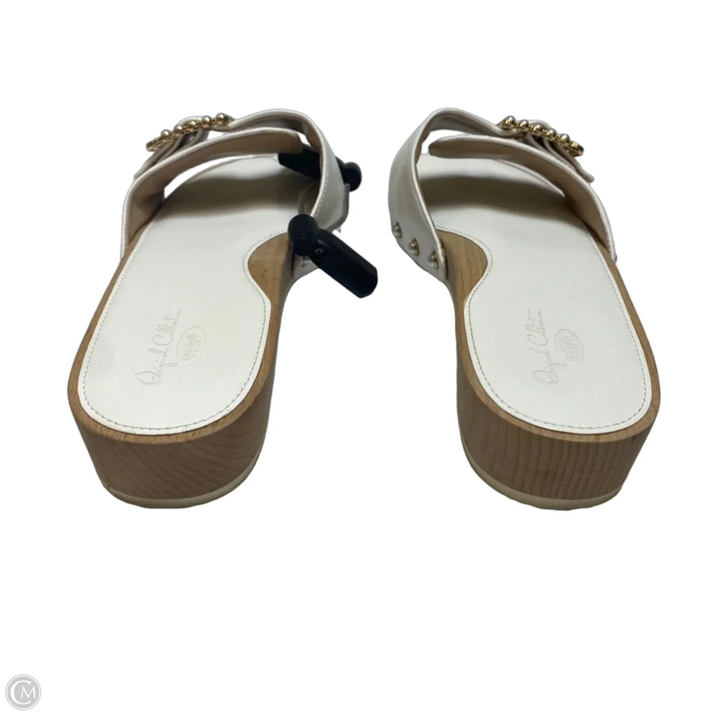 Sandals Heels Platform By Dr Scholls In White, Size: 8