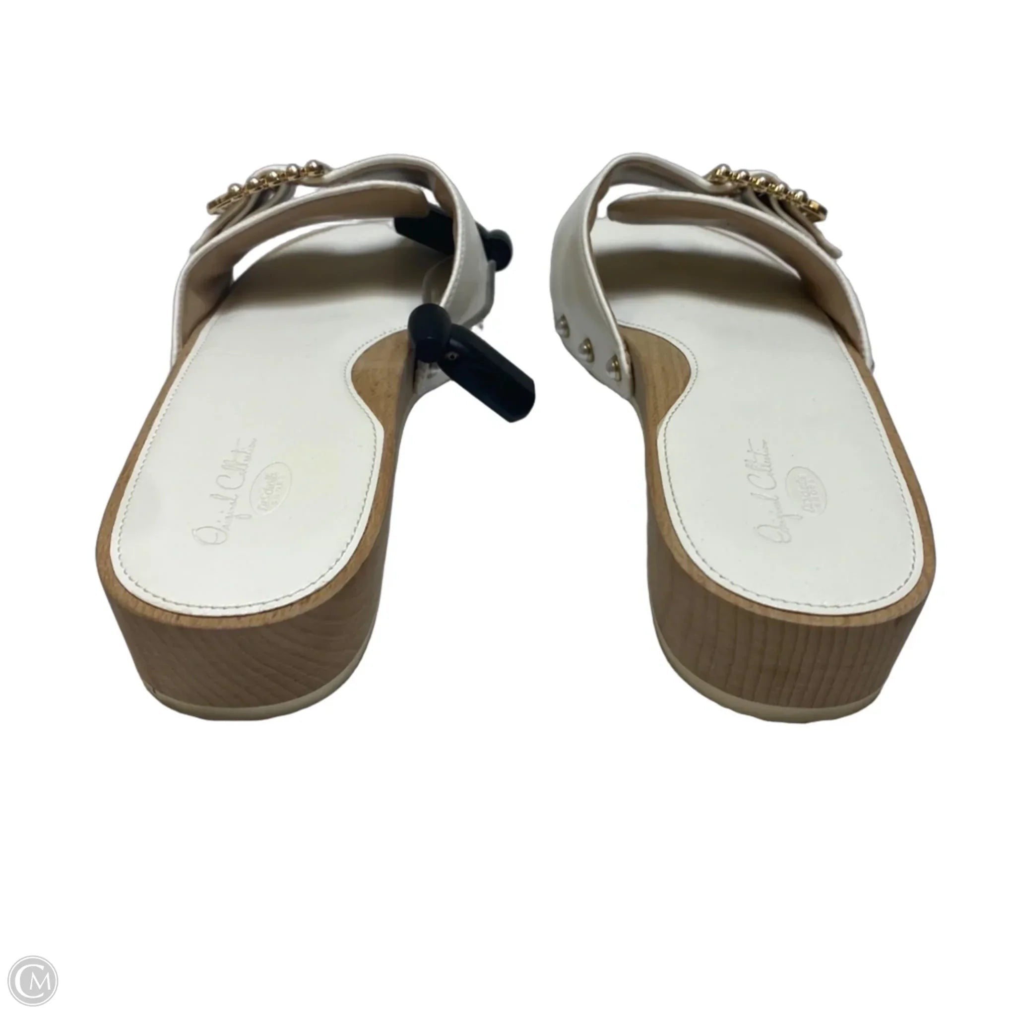 Sandals Heels Platform By Dr Scholls In White, Size: 8