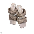 Sandals Heels Block By A New Day In Tan, Size: 6