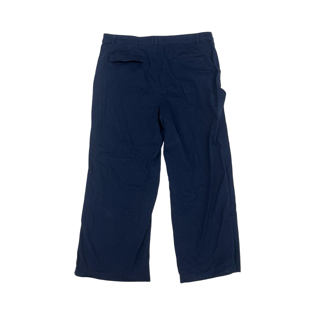 Pants Wide Leg By Loft In Navy, Size:16
