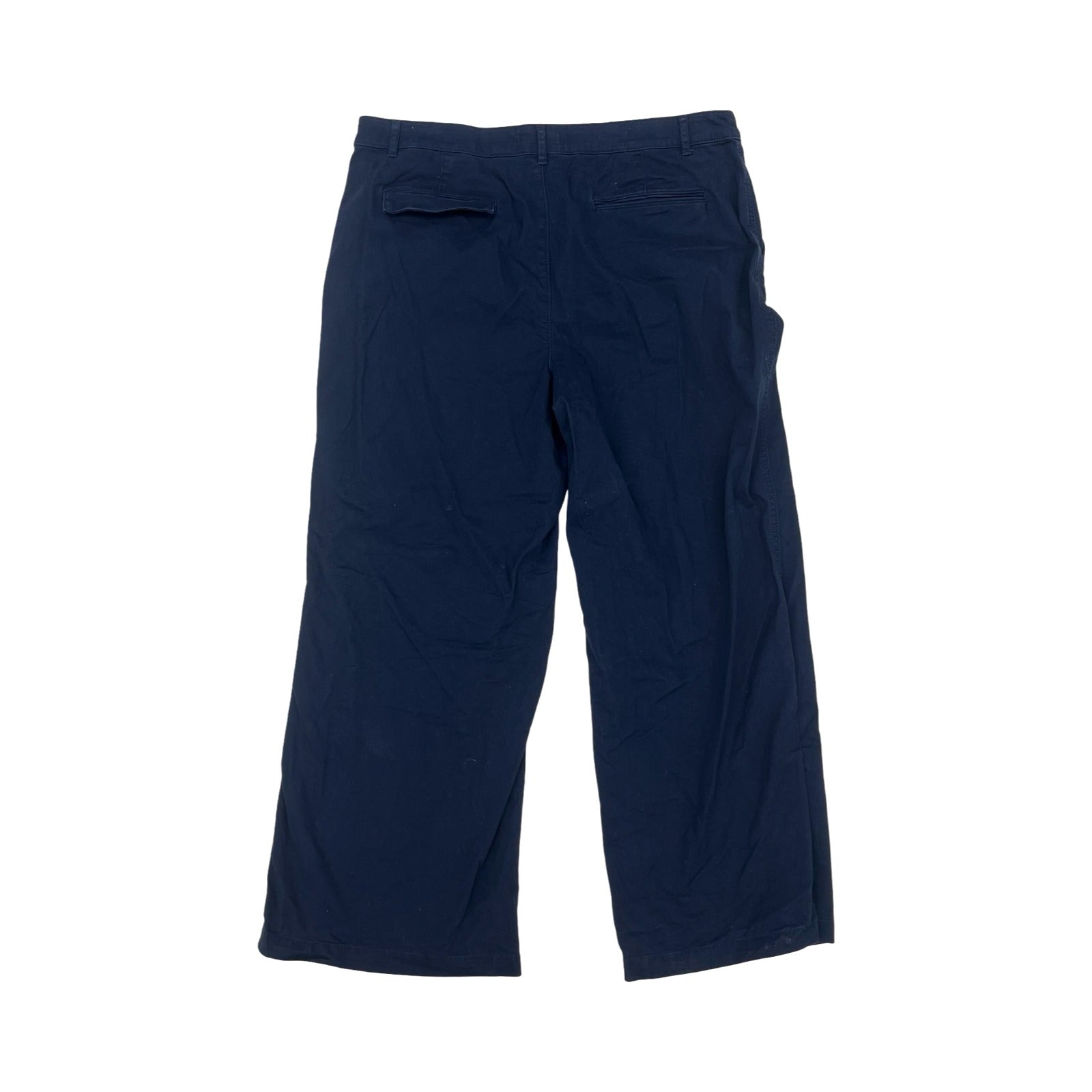 Pants Wide Leg By Loft In Navy, Size:16
