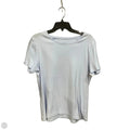 Top Short Sleeve Basic By Talbots In Blue, Size: L