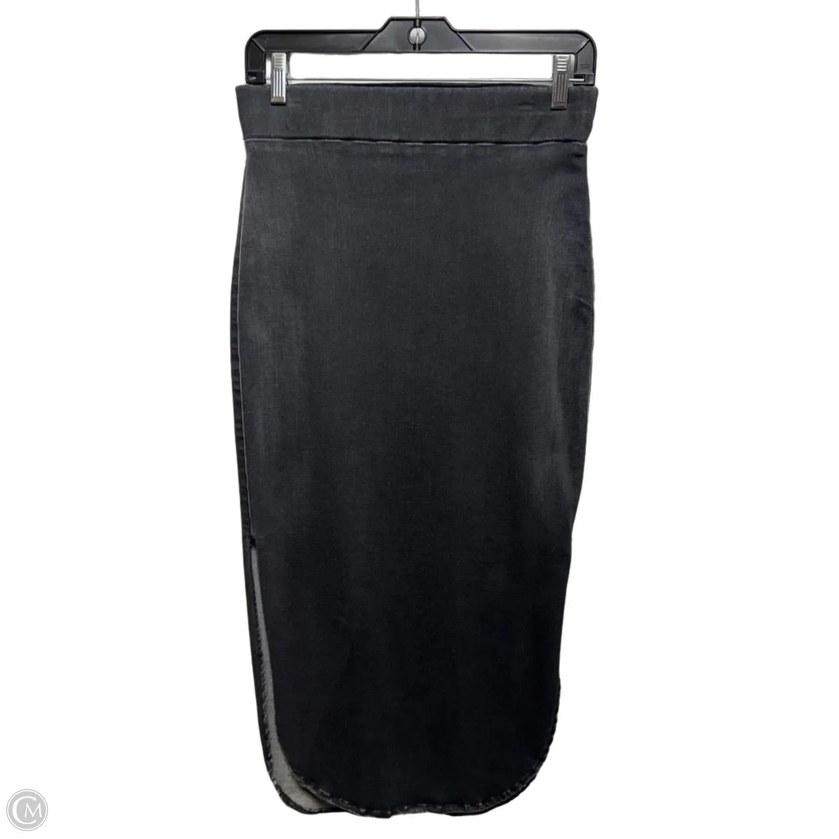 Skirt Midi By Frank And Eileen In Black Denim, Size: 6