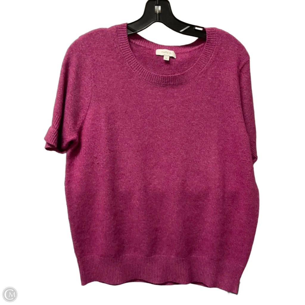 Top Short Sleeve By Matty M In Purple, Size: M