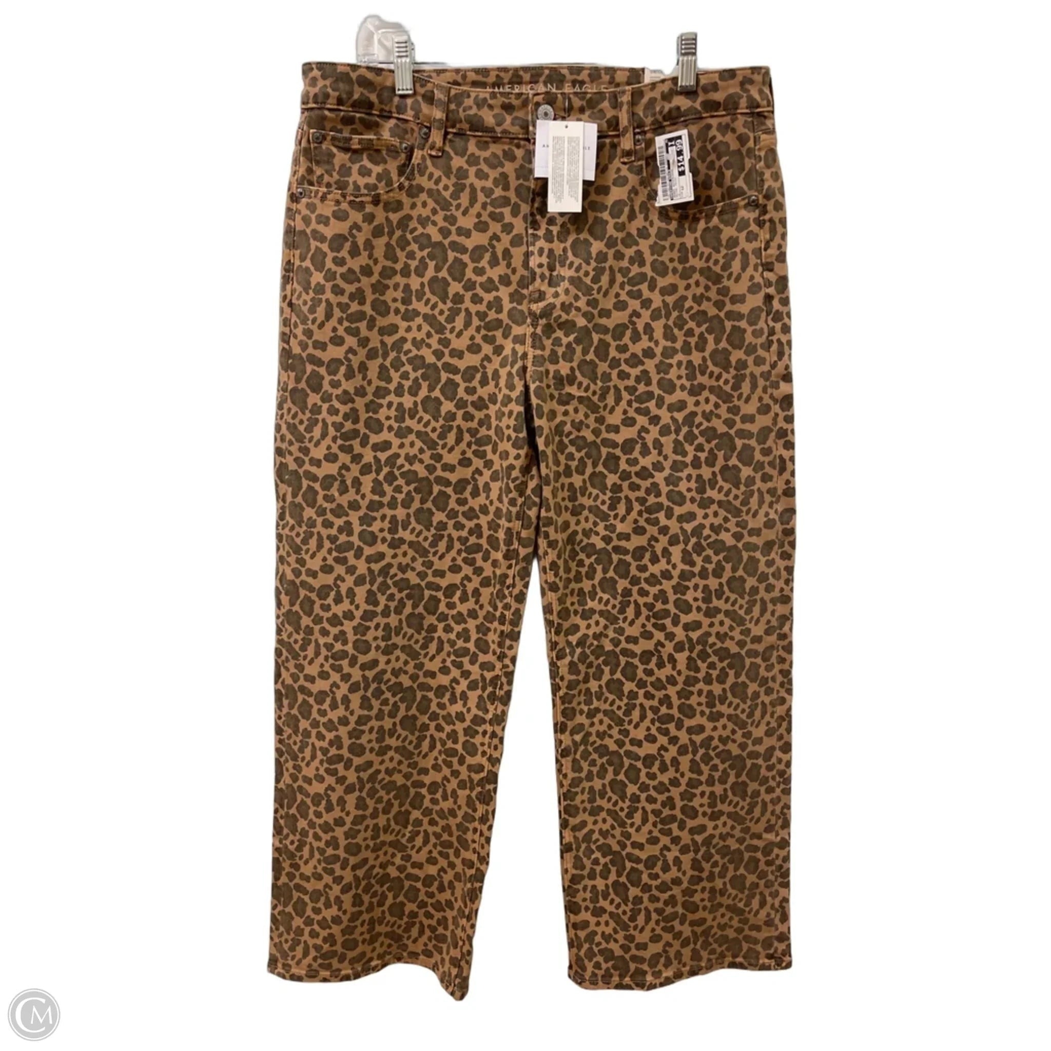 Jeans Boyfriend By American Eagle In Animal Print, Size: 12
