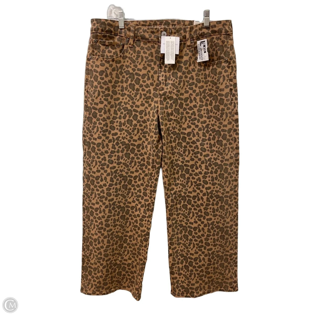 Jeans Boyfriend By American Eagle In Animal Print, Size: 12