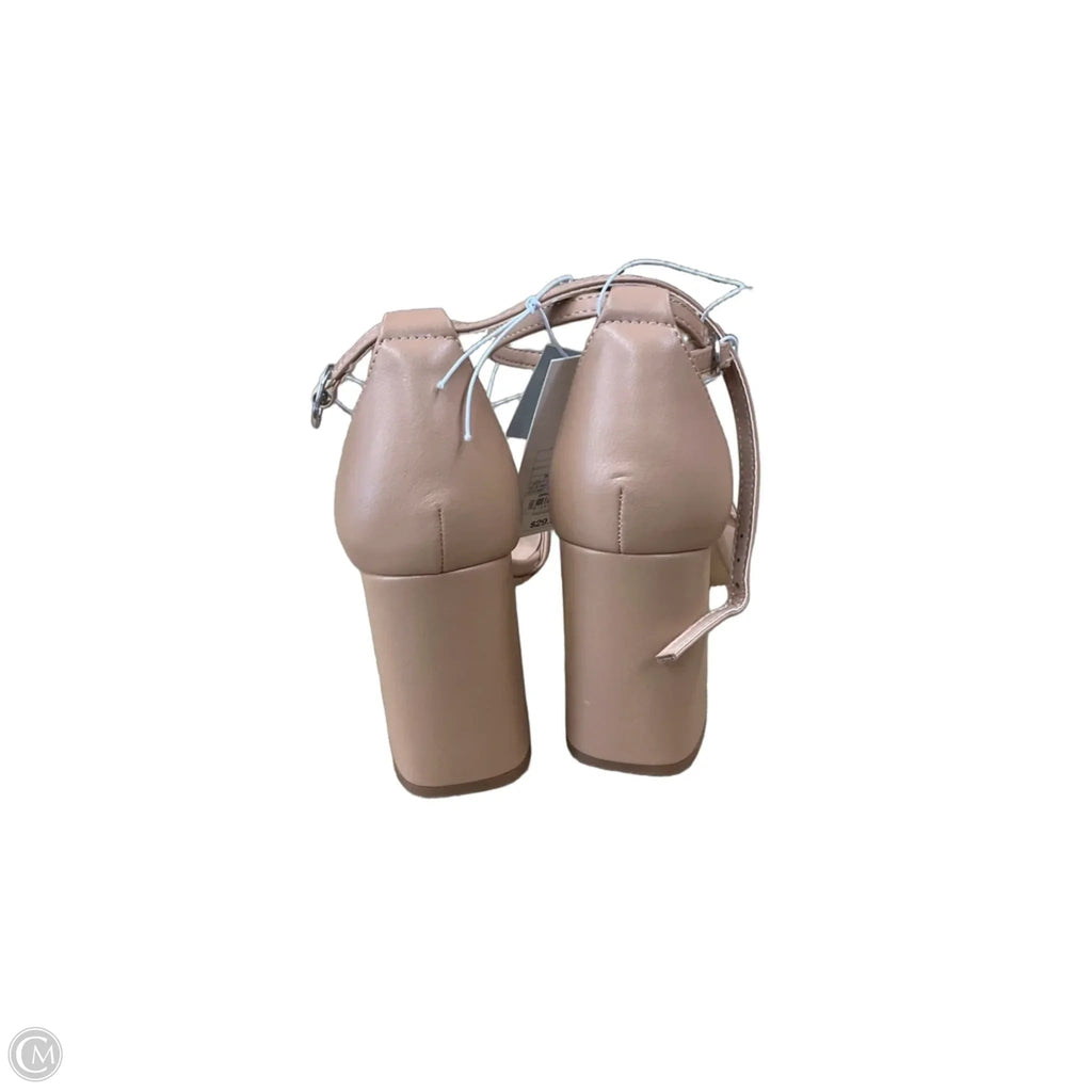 Shoes Heels Platform By A New Day In Tan, Size: 9
