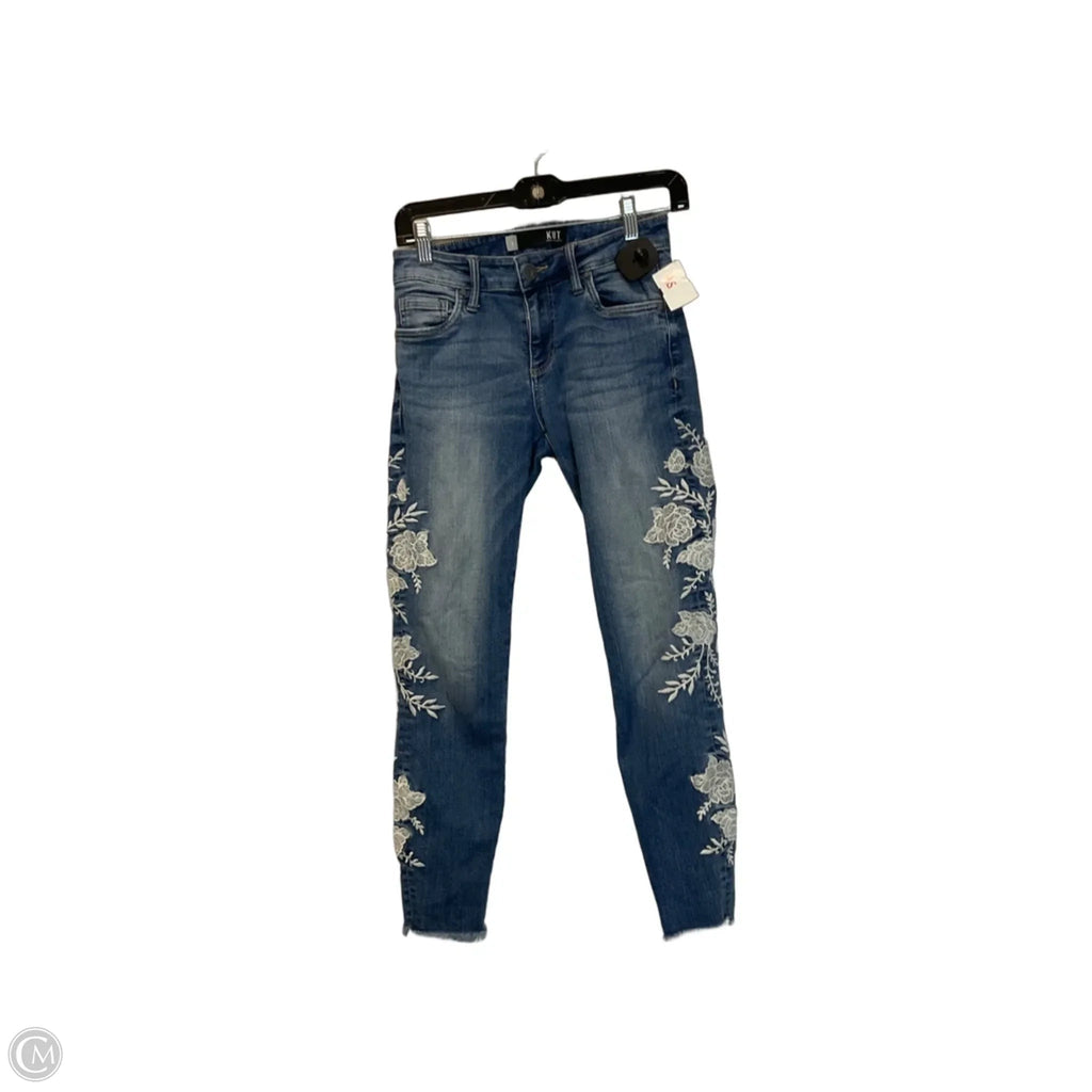 Jeans Skinny By Kut In Blue Denim, Size: 2