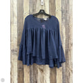 Top Long Sleeve By A New Day In Navy, Size: Xl