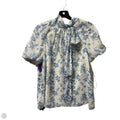 Top Short Sleeve By Cece In Blue, Size: M