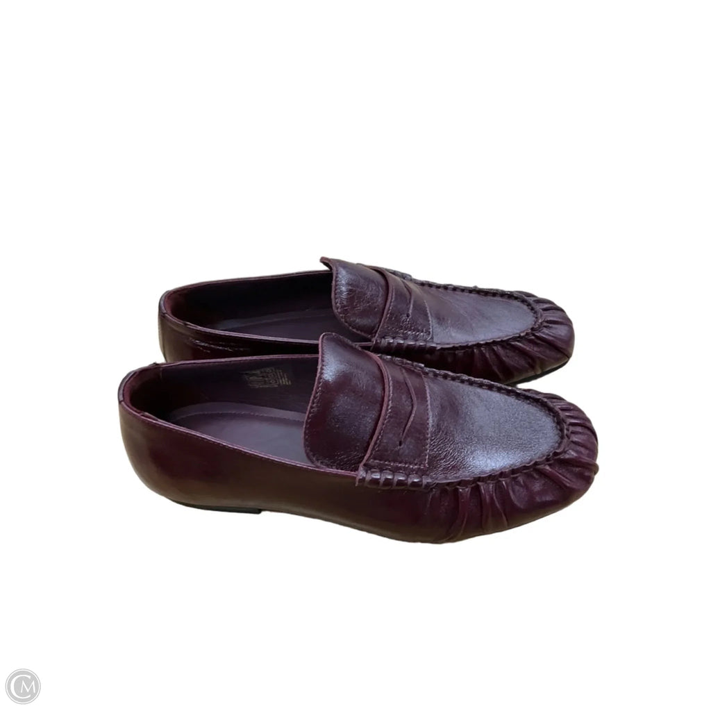Shoes Flats By Cma In Maroon, Size: 9