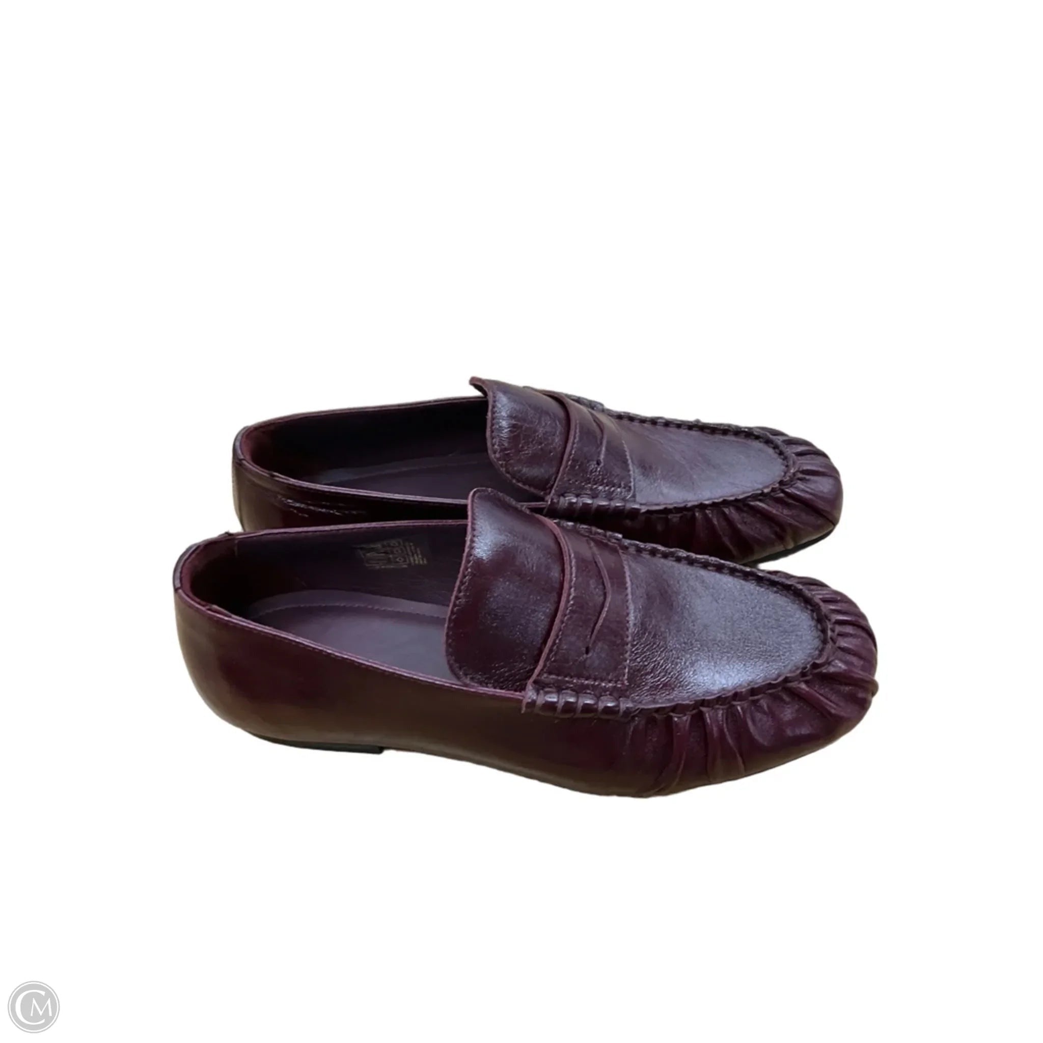 Shoes Flats By Cma In Maroon, Size: 9