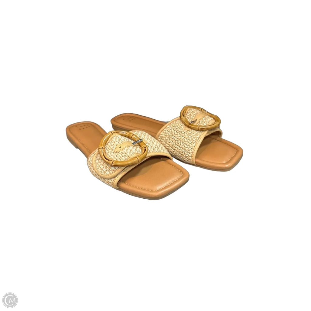 Sandals Flats By A New Day In Tan, Size: 7.5
