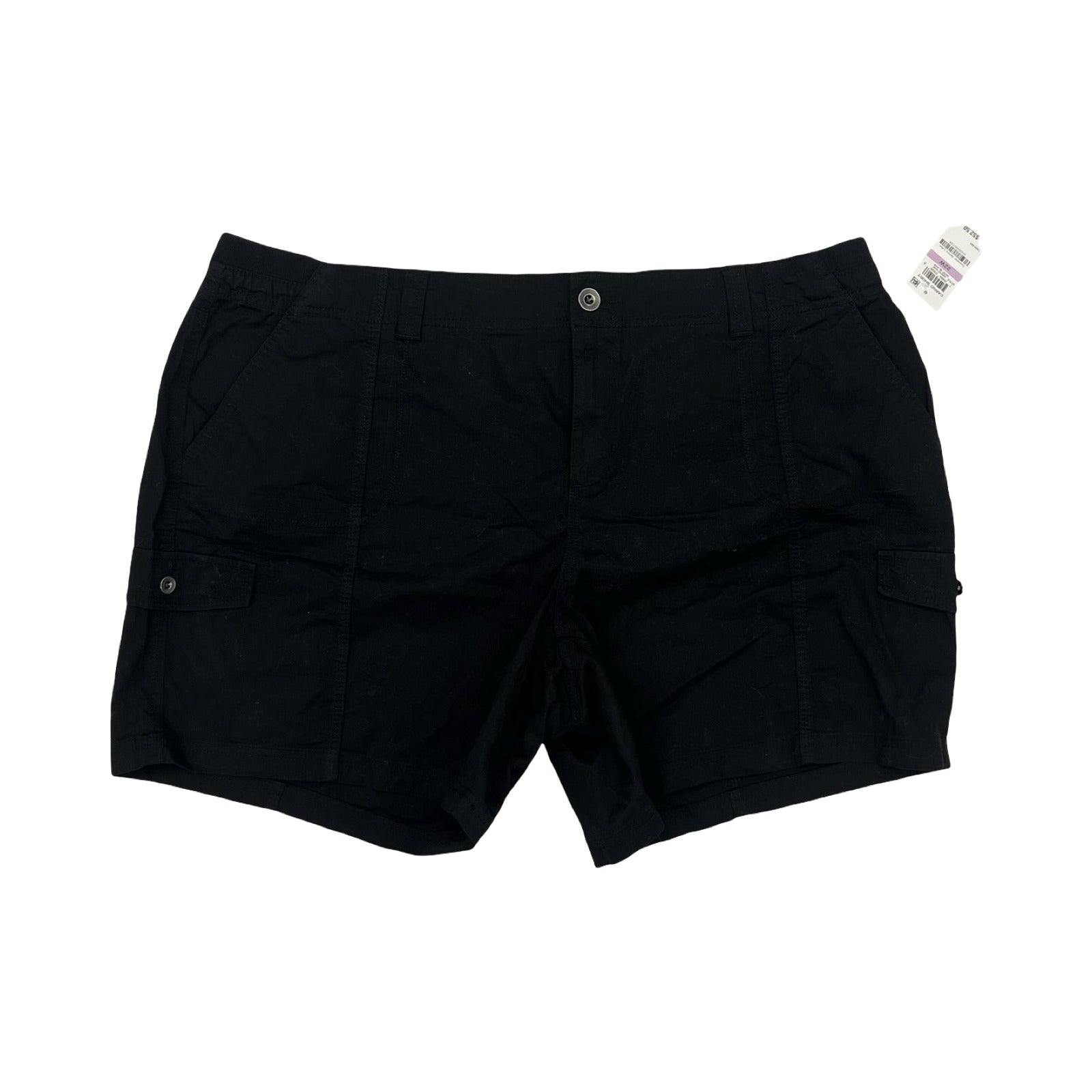 Shorts By Style And Company In Black, Size:22