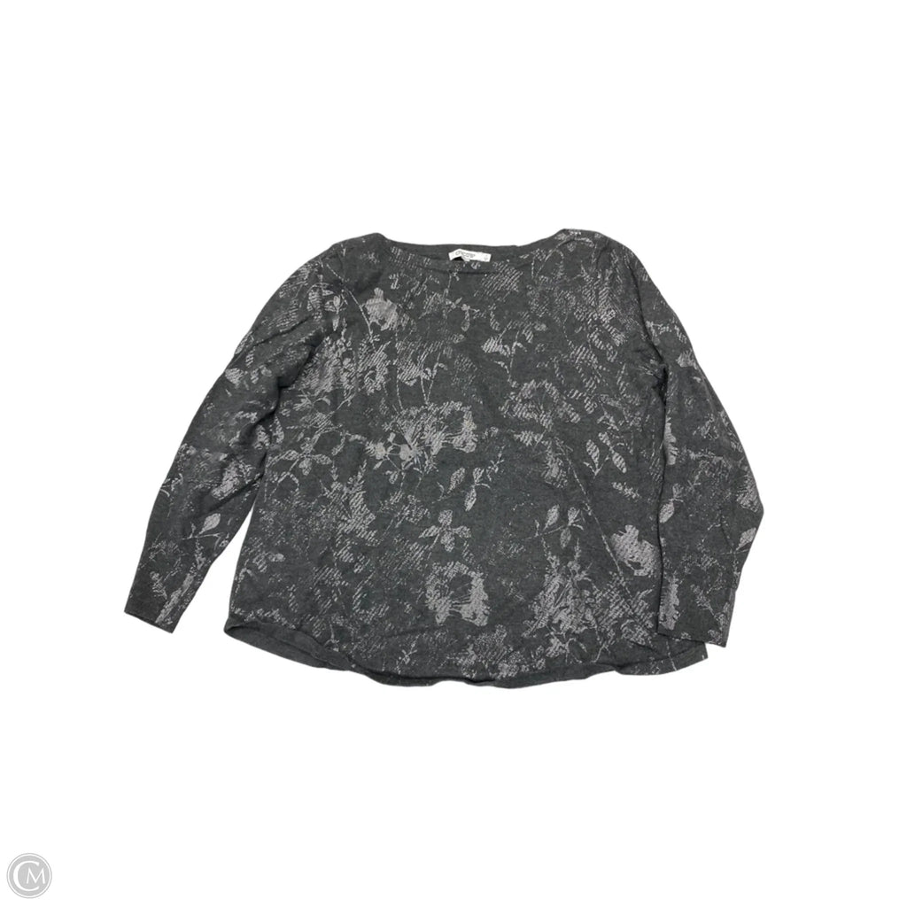 Top Long Sleeve By Chicos In Floral Print, Size: M