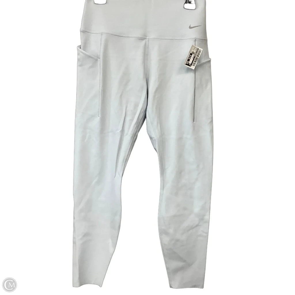 Athletic Leggings By Nike Apparel In Blue, Size: L