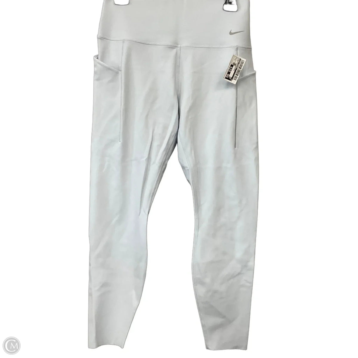 Athletic Leggings By Nike Apparel In Blue, Size: L