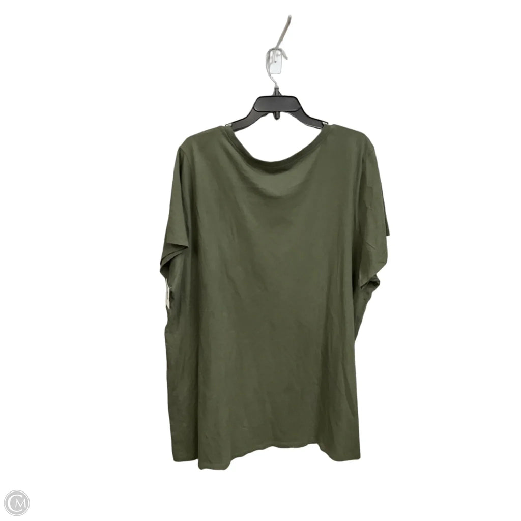 Top Short Sleeve By Torrid In Green, Size: 4x