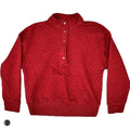 Sweatshirt Collar By Banana Republic In Red, Size: M