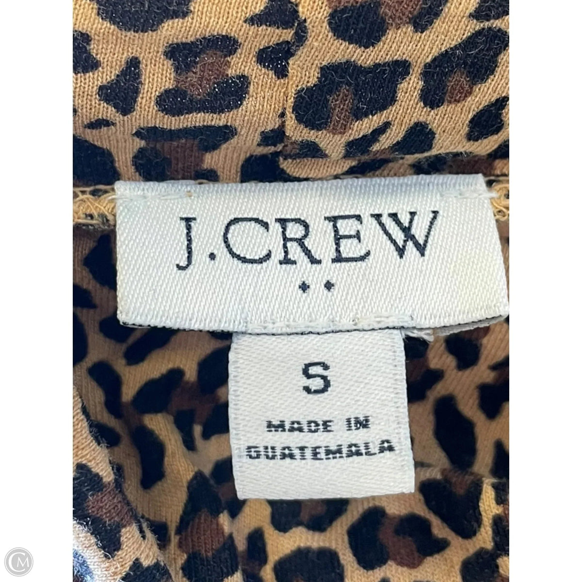 Top Long Sleeve By J. Crew In Animal Print, Size: S