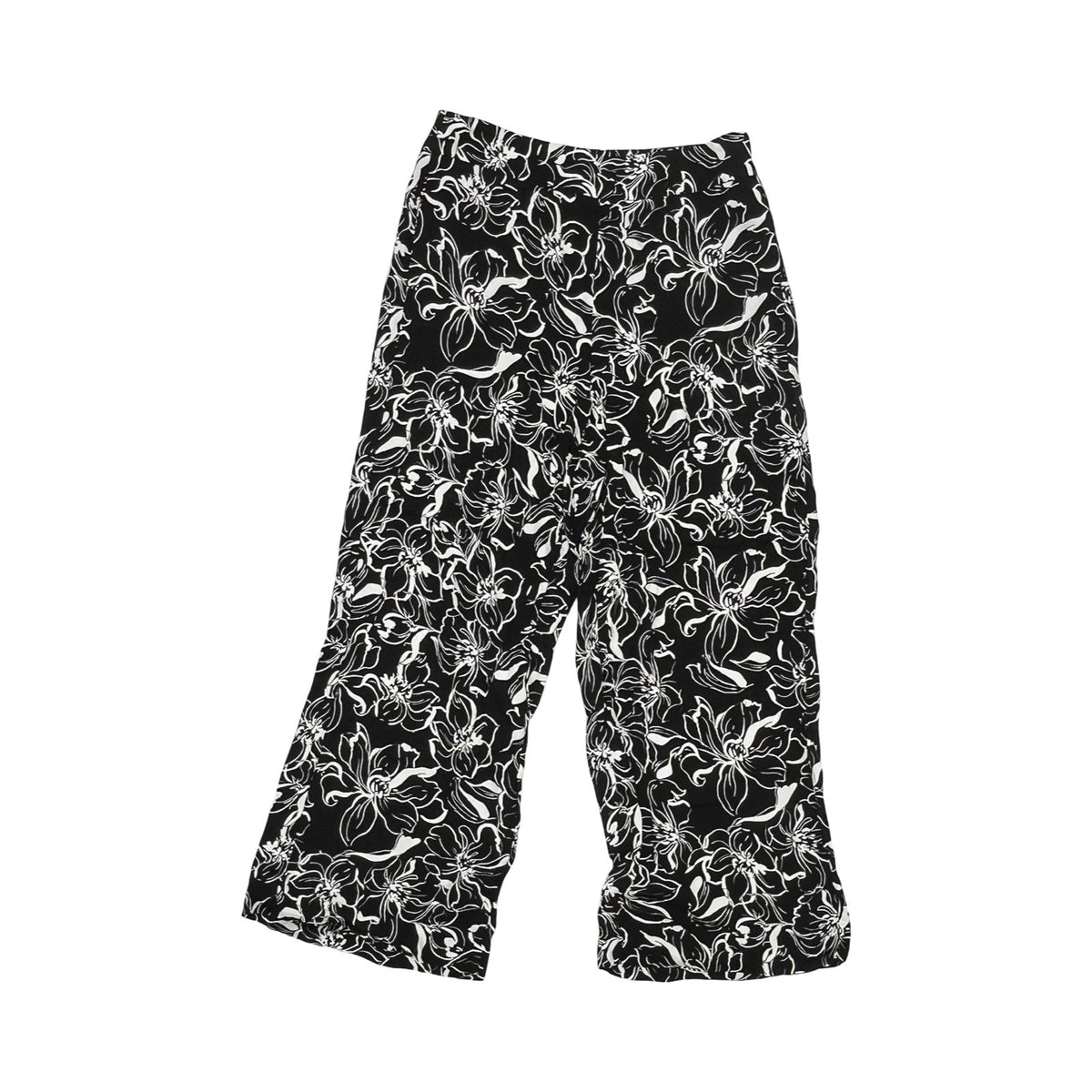 Pants Wide Leg By White House Black Market In Black & White, Size:8P
