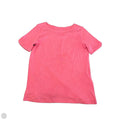 Top Short Sleeve By Chicos In Pink, Size: L