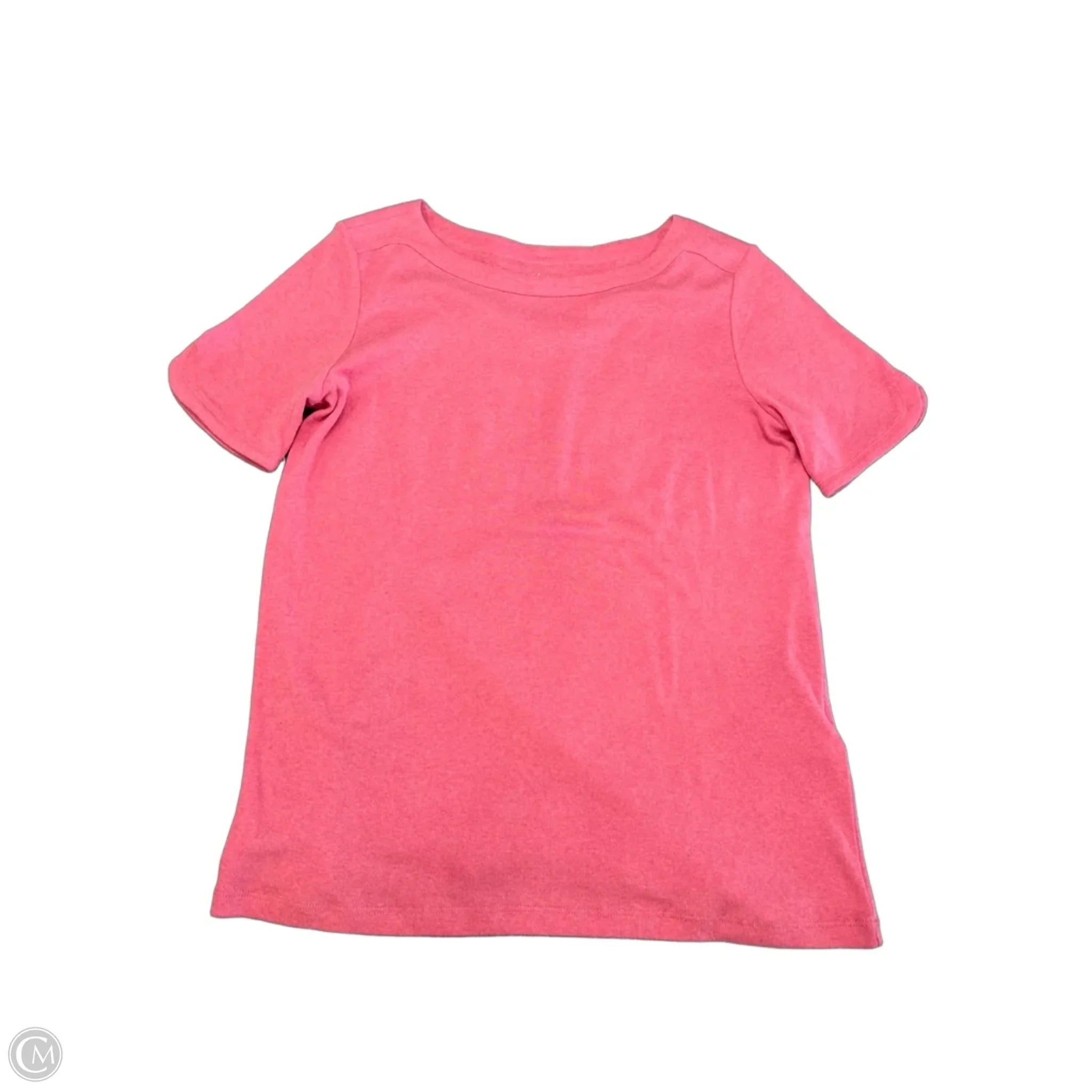 Top Short Sleeve By Chicos In Pink, Size: L