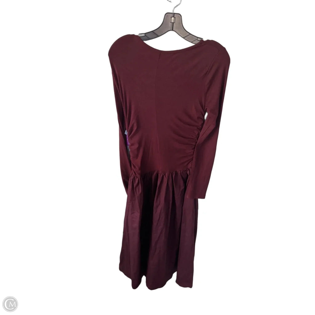 Dress Casual Maxi By Commense In Red, Size: L