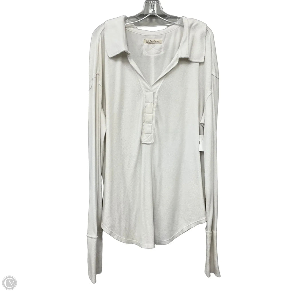 Top Long Sleeve By We The Free In White, Size: L