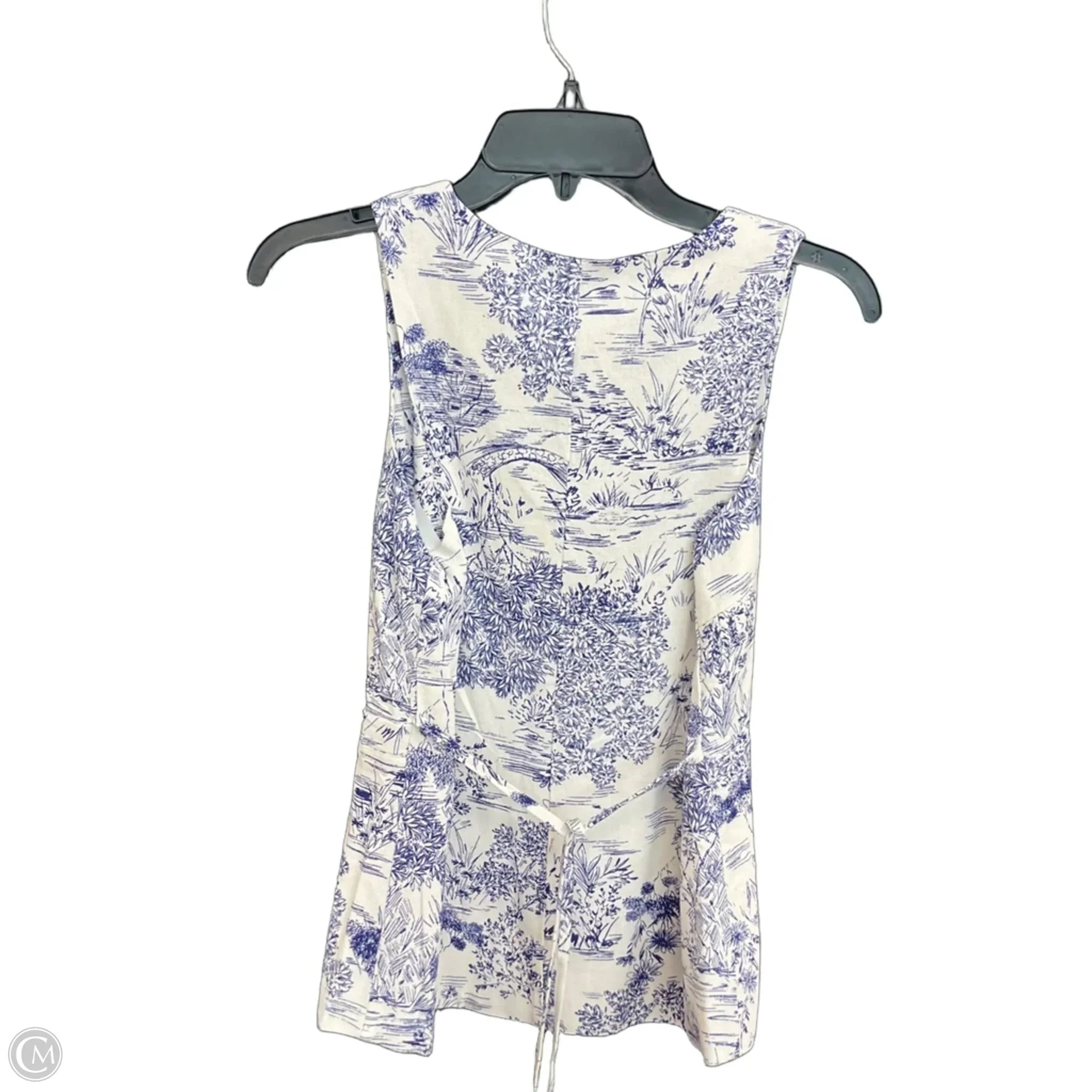 Top Sleeveless By Olivaceous In White, Size: S