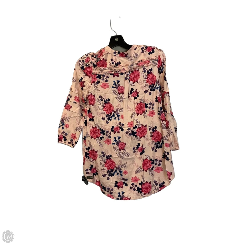 Top 3/4 Sleeve By Matilda Jane In Pink, Size: S