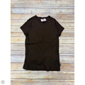 Top Short Sleeve Basic By A New Day In Brown, Size: L
