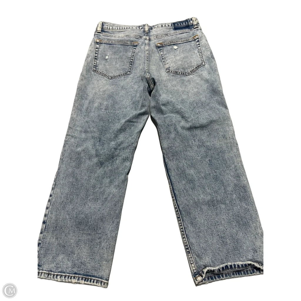 Jeans Skinny By Abercrombie And Fitch In Blue Denim, Size: 12