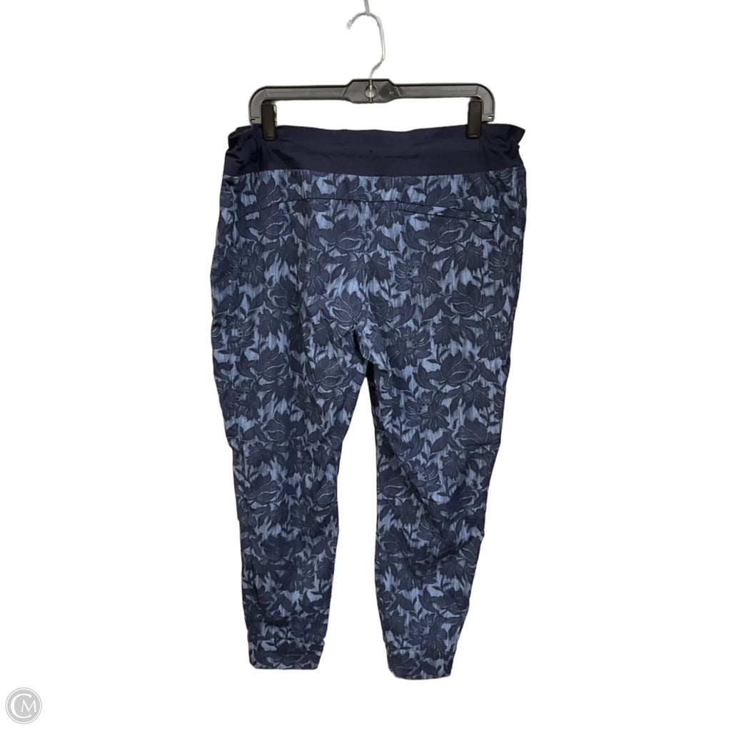 Athletic Leggings By Athleta In Blue, Size: 16