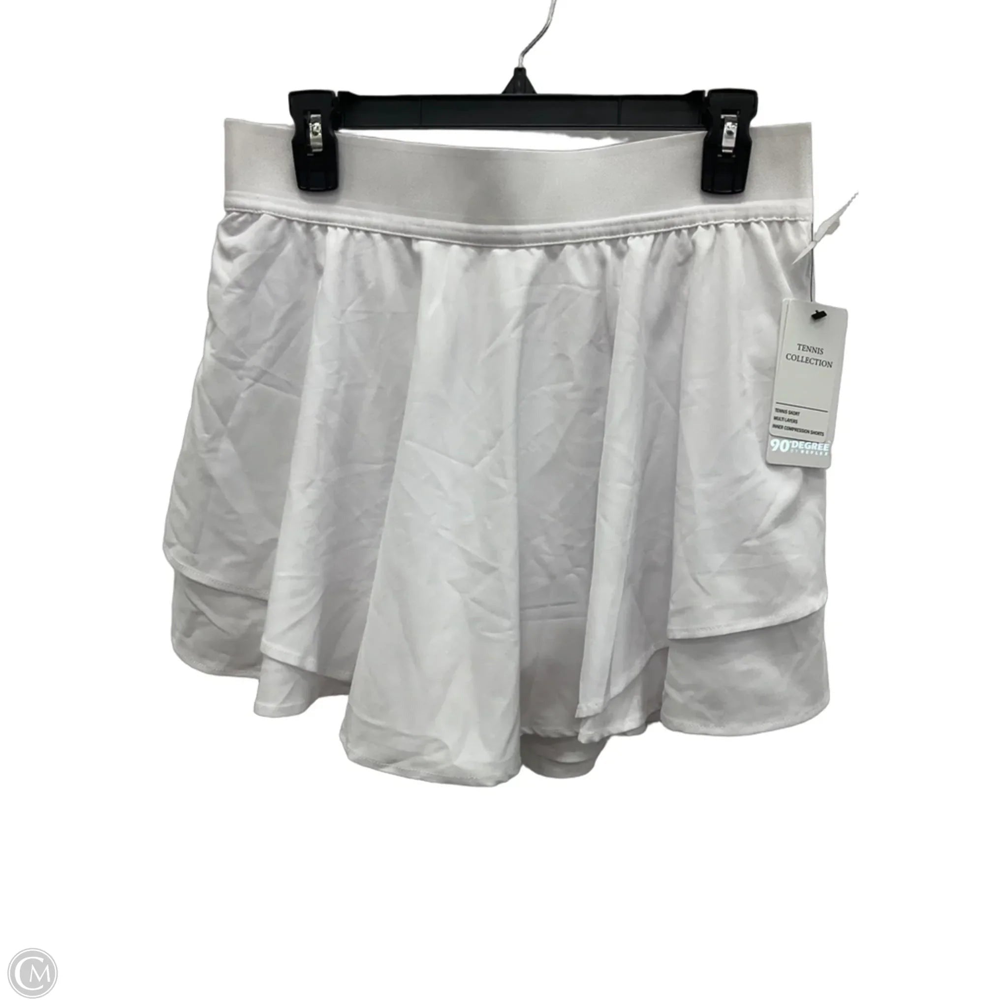 Athletic Skort By 90 Degrees By Reflex In White, Size: Xl