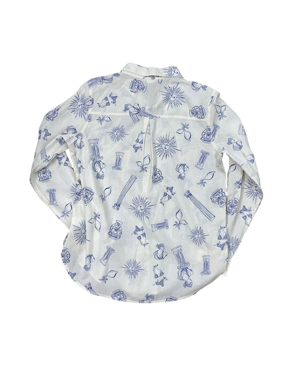 Blouse Ls By Lucky Brand In Cream, Size:M