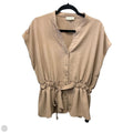 Top Short Sleeve By Indigo Rose In Brown, Size: M