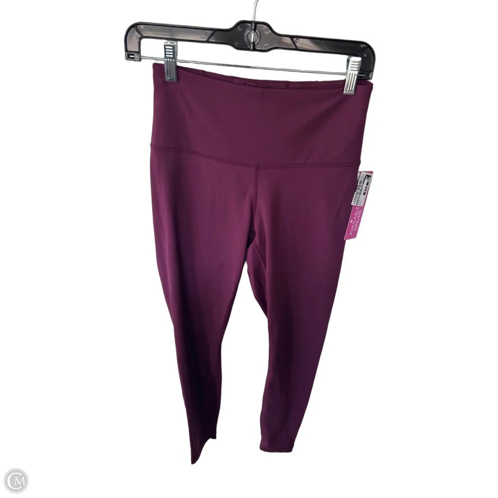 Athletic Leggings By 90 Degrees By Reflex In Purple, Size: 4