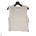Top Sleeveless By Abercrombie And Fitch In Cream, Size: M