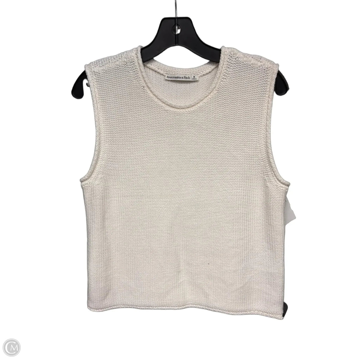 Top Sleeveless By Abercrombie And Fitch In Cream, Size: M