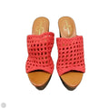 Shoes Heels Platform By Jessica Simpson In Orange, Size: 7