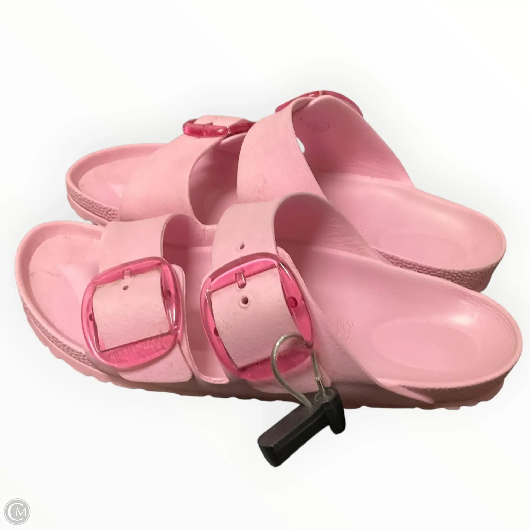 Sandals Flats By Birkenstock In Pink, Size: 10