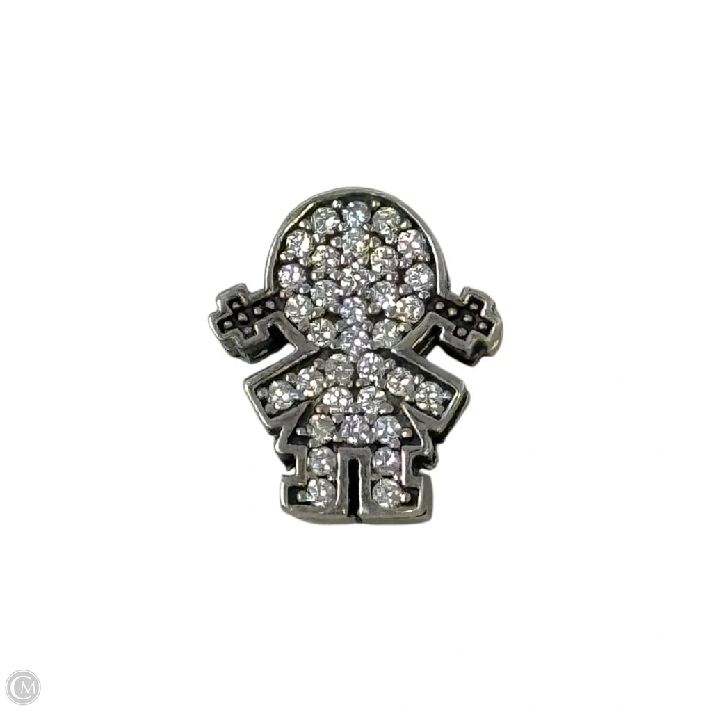 Little Girl Clip Sterling Silver Bracelet Charm